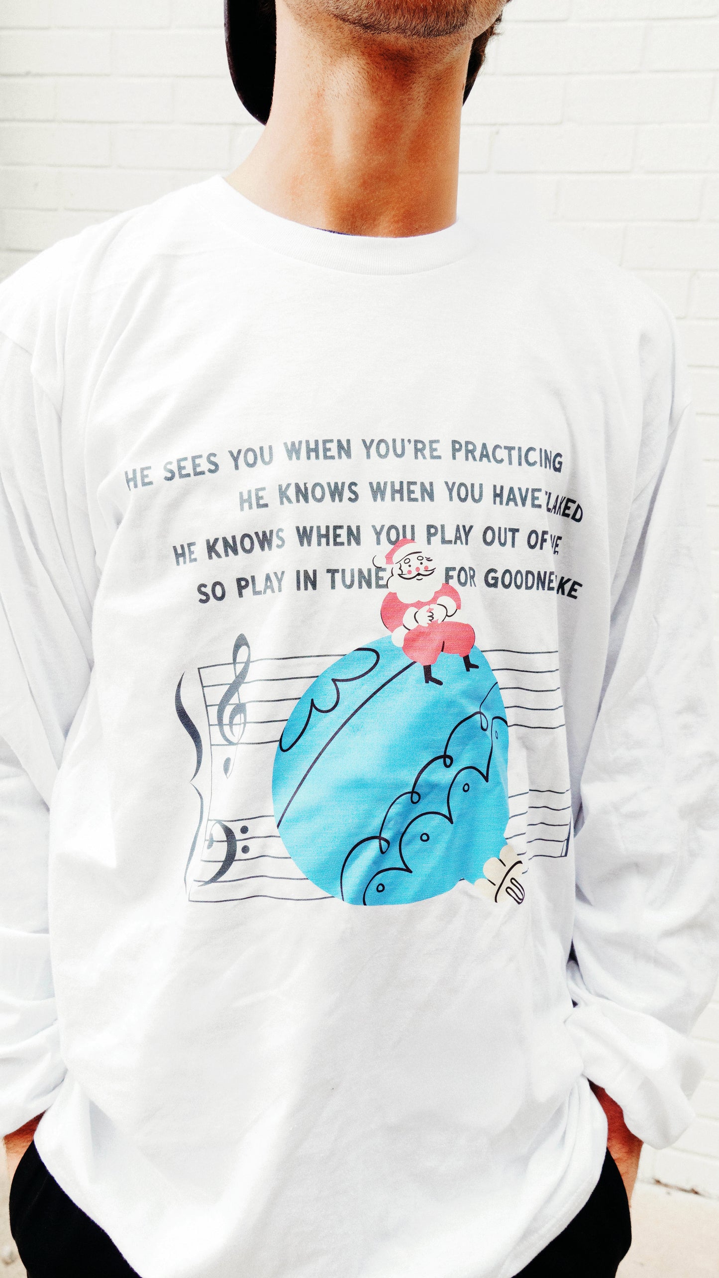 PLAY IN TUNE CHRISTMAS LONG SLEEVE TSHIRT
