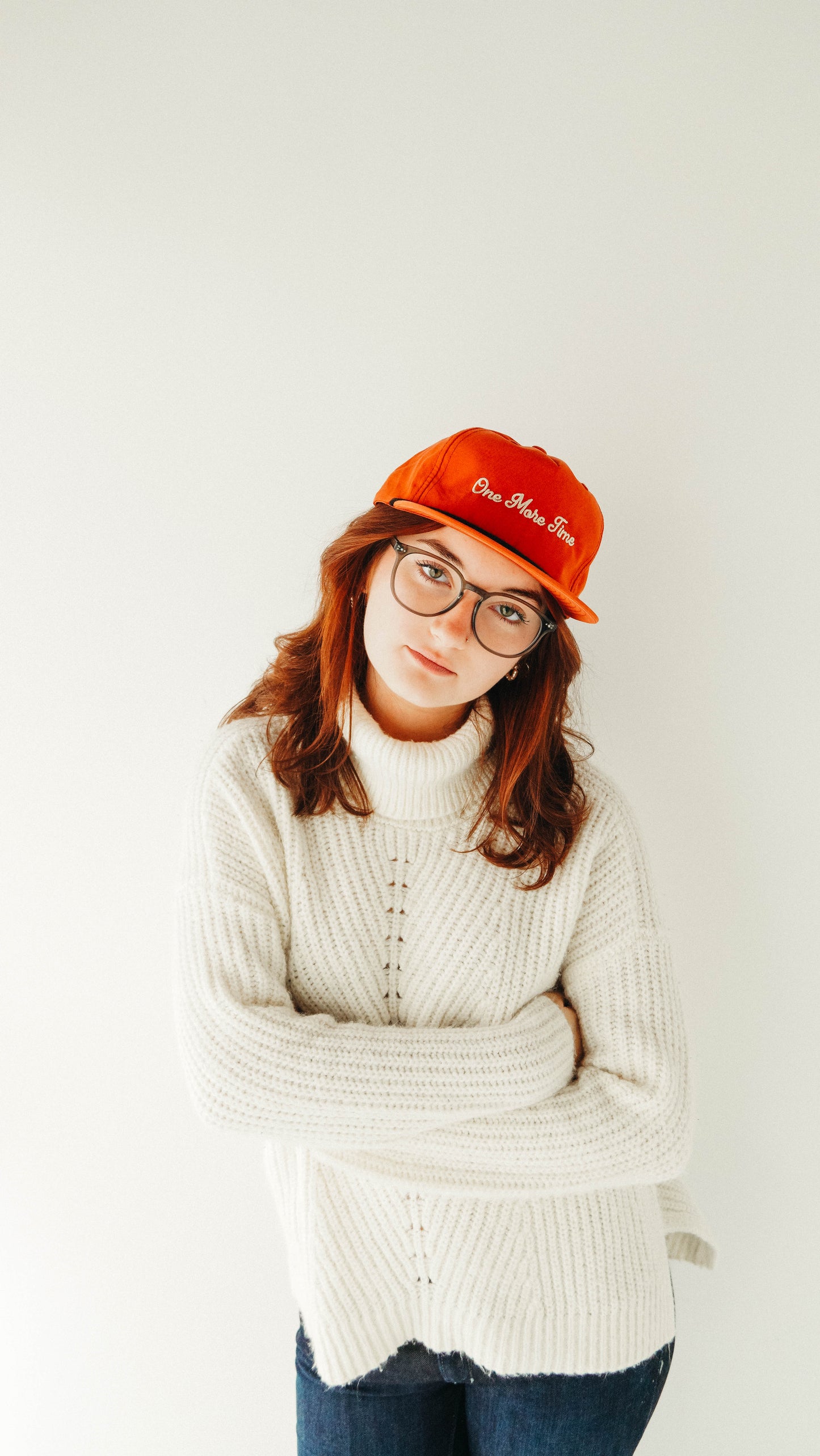 ONE MORE TIME EMBROIDERED ROPE HAT