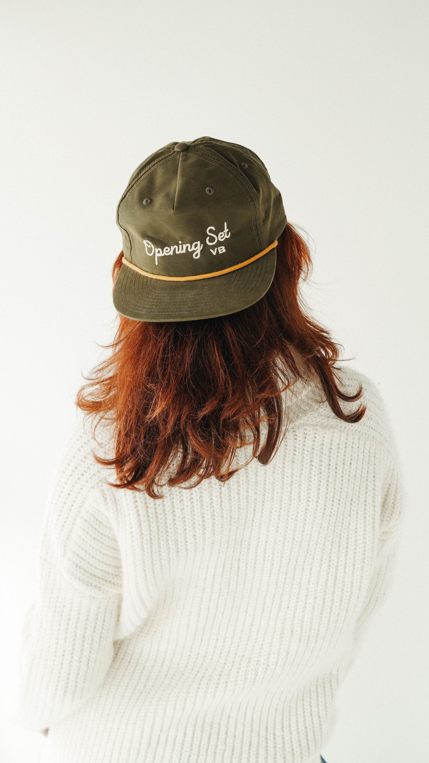 OPENING SET EMBROIDERED ROPE HAT