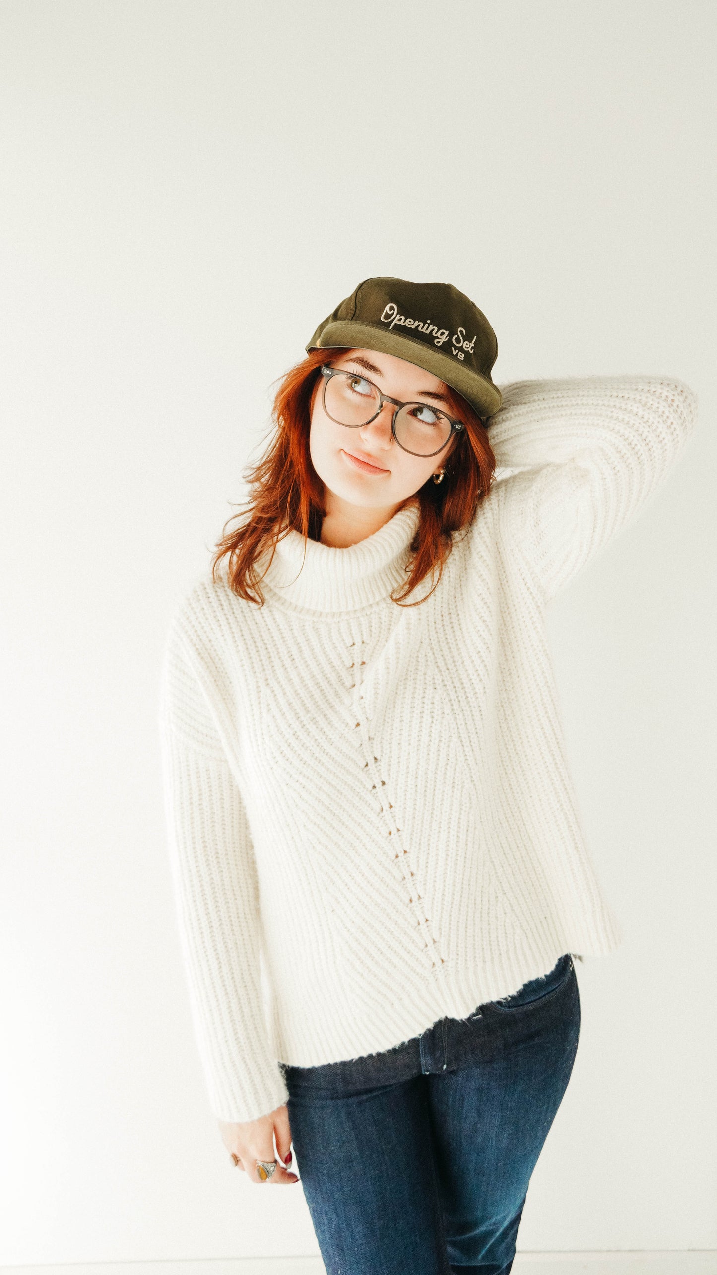 OPENING SET EMBROIDERED ROPE HAT