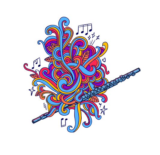 FLUTE STICKER
