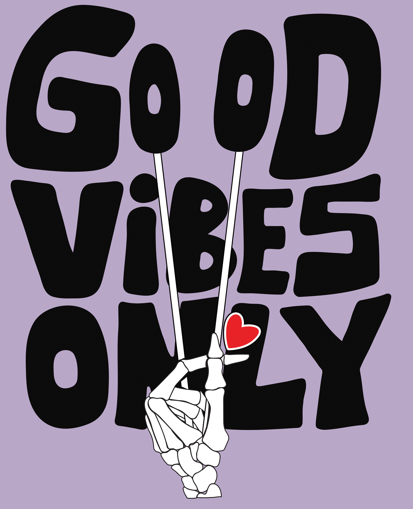 GOOD VIBES ONLY, VIBRAPHONE MALLET PLAYER TSHIRT