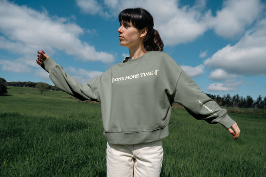 ONE MORE TIME REPEAT DOTS (*WIPE SWEAT HERE) CREWNECK