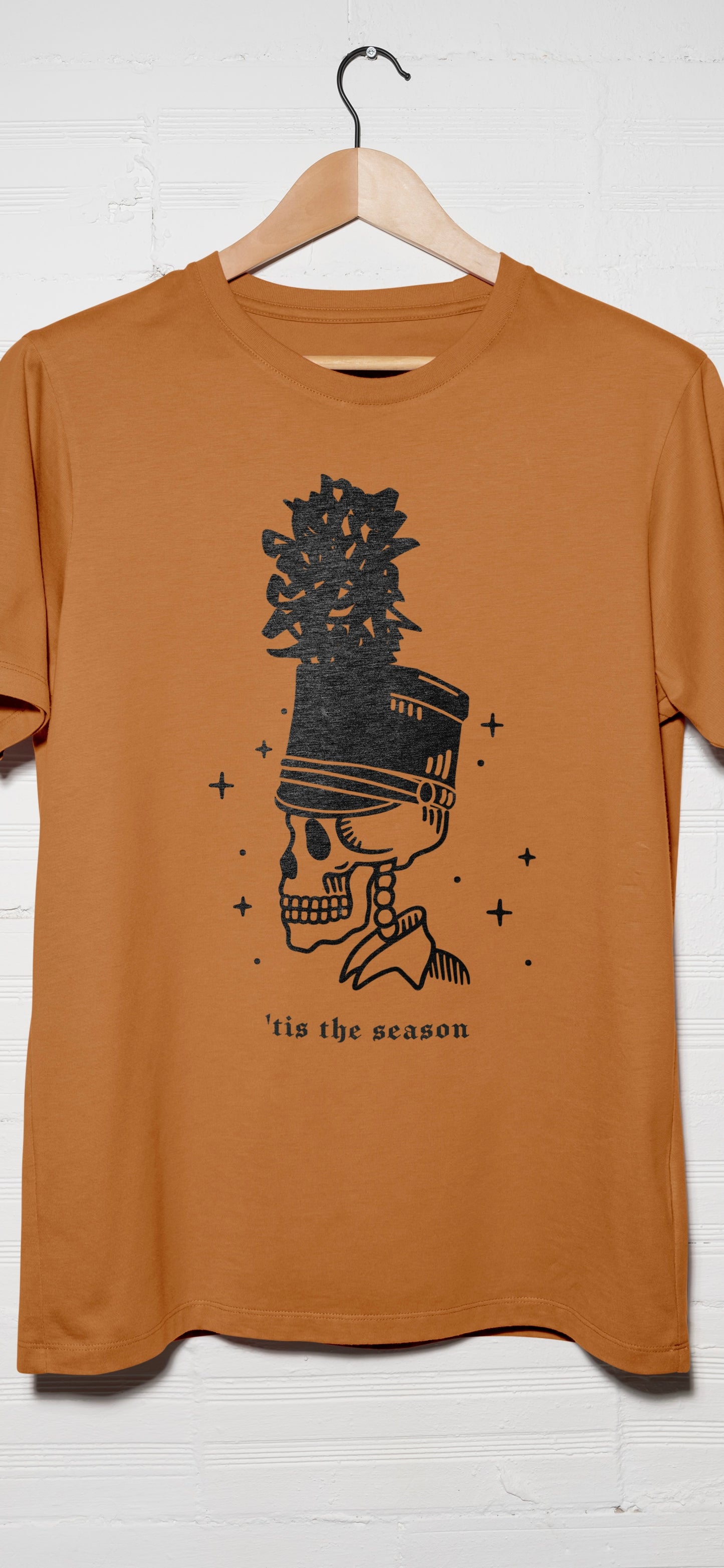 SKELETON MARCHING BAND SHIRT, 'TIS THE SEASON TSHIRT