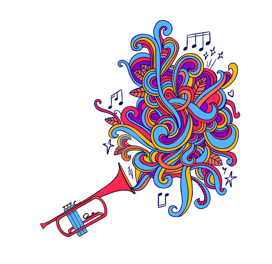 TRUMPET STICKER