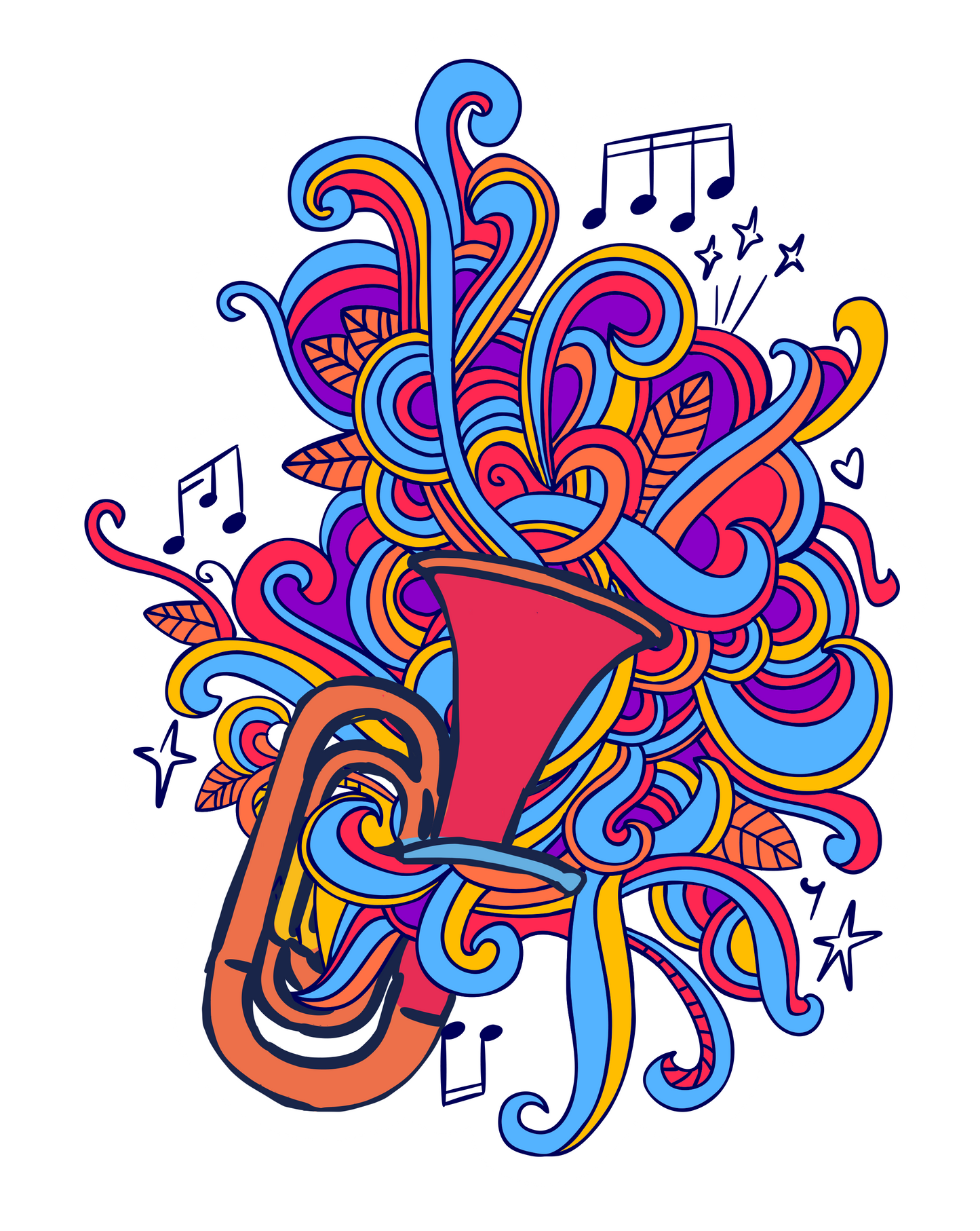 TUBA STICKER